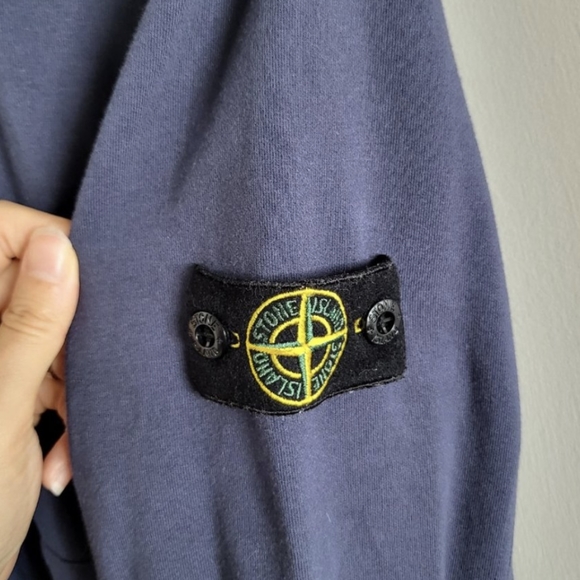 Stone Island Junior (14 yrs) logo patch bomberjacket EUC - Picture 3 of 7